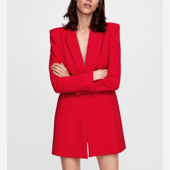 ZARA DOUBLE BREASTED TAILORED FROCK COAT size M - Picture 1 of 15